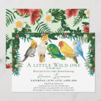 Wild One Tropical Exotic Parrots Babydusche