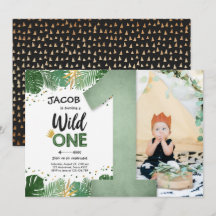 Wild One Tropical Safari Junge Gold Erstgeburt