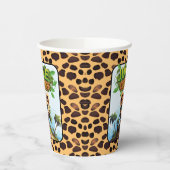 WILD ONE Tropical Safari Leopard Character Cat 🐆 Pappbecher (Links)