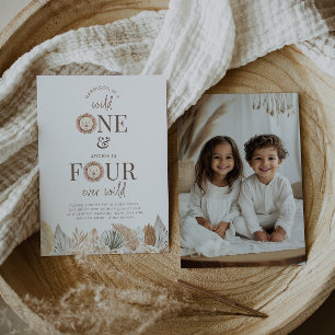 Wild One und Four Ever Wild gemeinsame Einladungsf Einladung