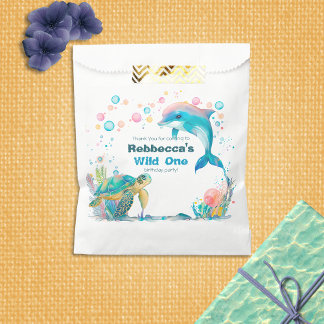 Wild One Undersea Wonders bevorzugen Bags Geschenktütchen