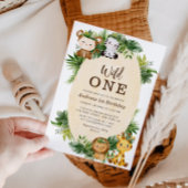 WILD ONE | Walddschungel - Geburtstag Einladung