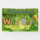 Wild One Welcome Banner (Horizontal)