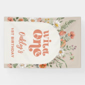 Wild One Wildblume Banner (Horizontal)