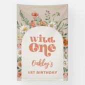 Wild One Wildblume Banner (Vertikal)