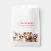 Wild One Woodland Animals Baby Shower Geschenktütchen (Vorderseite)