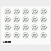 Wild One Woodland Birthday Stickers bevorzugen Lab (Blatt)