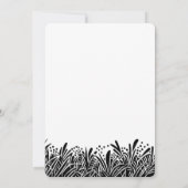 Wild One Woodland Fox Einladung (Rückseite)