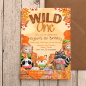 Wild One Woodlands 1. Geburtstag Einladung