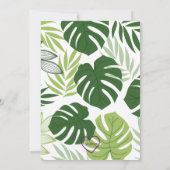 Wild One, Zoo Animal 1st Birthday Invitation Einladung (Rückseite)