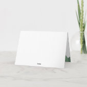 Wild One zum ersten Geburtstag Dankeskarte (Rückseite)