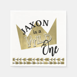 Wild One zum ersten Geburtstag Napkins Serviette