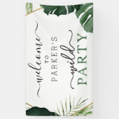 Wild One zum ersten Geburtstag Vinyl Begrüßungsban Banner (Vertikal)