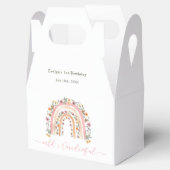 Wild & Onederful Wildblume Rainbow 1. Geburtstag Geschenkschachtel (Geöffnet)