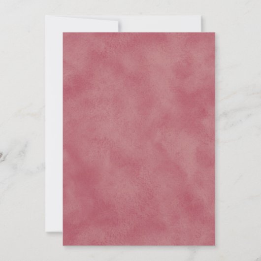 Wild & Onederful Wildblume Rainbow Birthday Einladung (Rückseite)