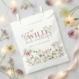 Wild & Onederful Wildflower 1st Birthday Party Geschenktütchen