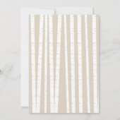 Wild Onederful Woodland Animal Erstgeburtstag Invi Einladung (Rückseite)