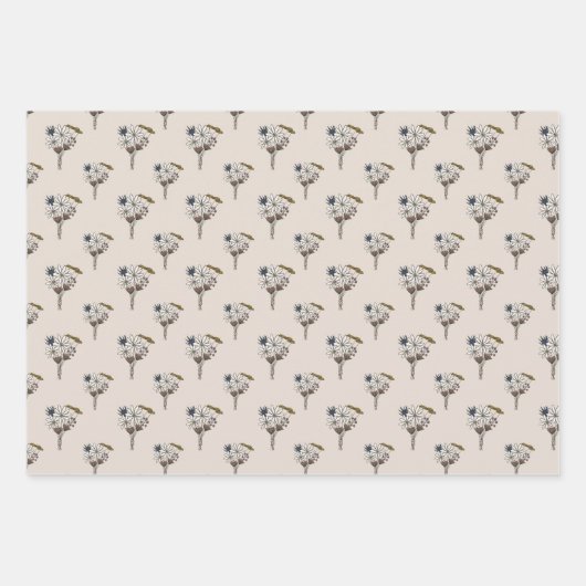 Wild Ones Floral Geschenkpapier Set (Vorderseite 2)