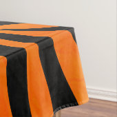 Wild Orange Black Tiger Stripes Animal Print Tischdecke (Beispiel)