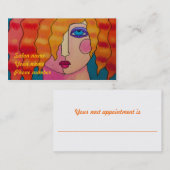 Wild Orange Hair Terminkarte (Vorne/Hinten)