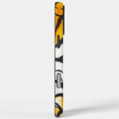 Wild Orange Tiger Leder Case-Mate iPhone Hülle (Rückseite / Rechts)