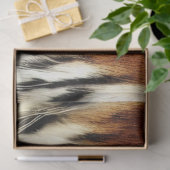 Wild Orange und Weiße Tiger Streifen Seidenpapier (Geschenk)