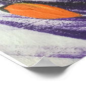 Wild-Orangenmohn Poster (Ecke)