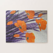 Wild-Orangenmohn Puzzle (Horizontal)