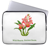 Wild Orchid Bloom Laptopschutzhülle (Vorderseite)