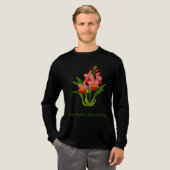Wild Orchid Bloom Tri-Blend Shirt (Volle Vorderseite)