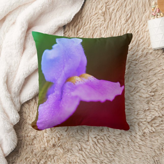 Wild-Orchid-Blume  Kissen (Decke)