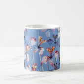 Wild Orchid Elegante: Watercolor Luxus Kaffeetasse (Mittel)