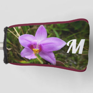 Wild Orchid Lila tropische Blume Golf Headcover