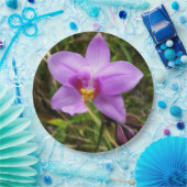 Wild Orchid Lila tropische Blume Pappteller (Party)