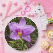 Wild Orchid Lila tropische Blume Pappteller (Party)