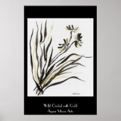 Wild Orchid mit Gold Poster (Vorne)