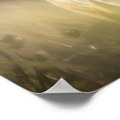 Wild Orchid Nature Foto Poster (Ecke)