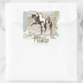 Wild Paint Horse Picasso Großes Foto Sticker (Tasche)