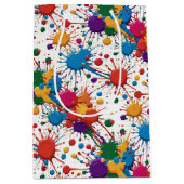 Wild Paint Spritzer Mittlere Geschenktüte (Vorderseite)