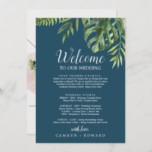 Wild Palm Welcome Letter Itinerary & Map