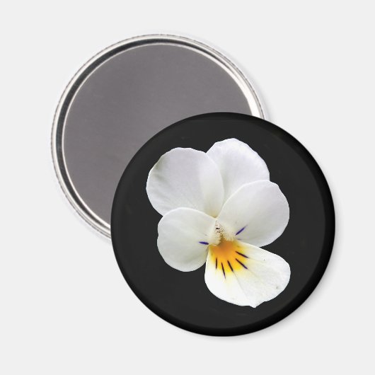 Wild Pansy Magnet (Vorderseite/Rückseite)