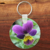 Wild Pansy Schlüsselanhänger (Vorderseite)