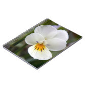 Wild Pansy Spiral Foto Notebook Notizblock (Linke Seite)
