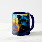WILD Panther Tasse (VorderseiteRechts)