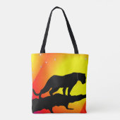 Wild Panther Tote Bag Tasche (Rückseite)