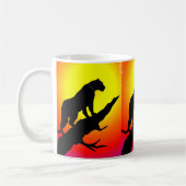 Wild Panther White Coffee Tasse (Links)