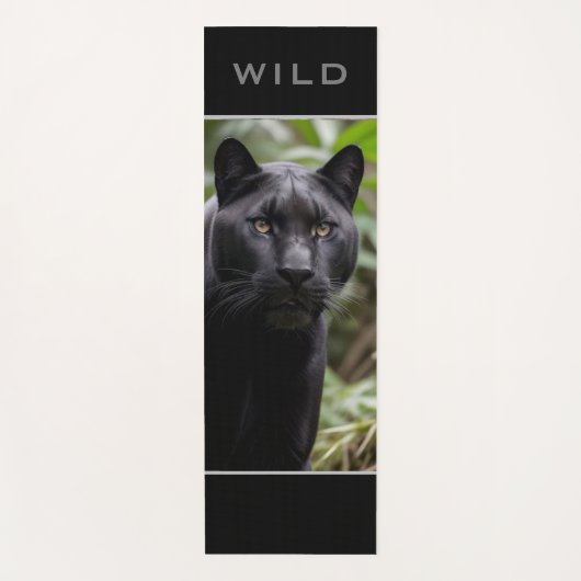 Wild Panther - Yoga Mat Yogamatte (Vorderseite)