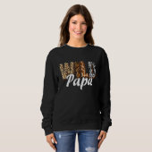 Wild Papa Zoo Born Two be Wild B day Safari Jungle Sweatshirt (Vorne ganz)