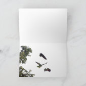 Wild Parrot Geburtstagskarte Karte (Innenseite)
