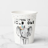 Wild Party Animal Birthday Party Paper Cup Pappbecher (Rückseite)